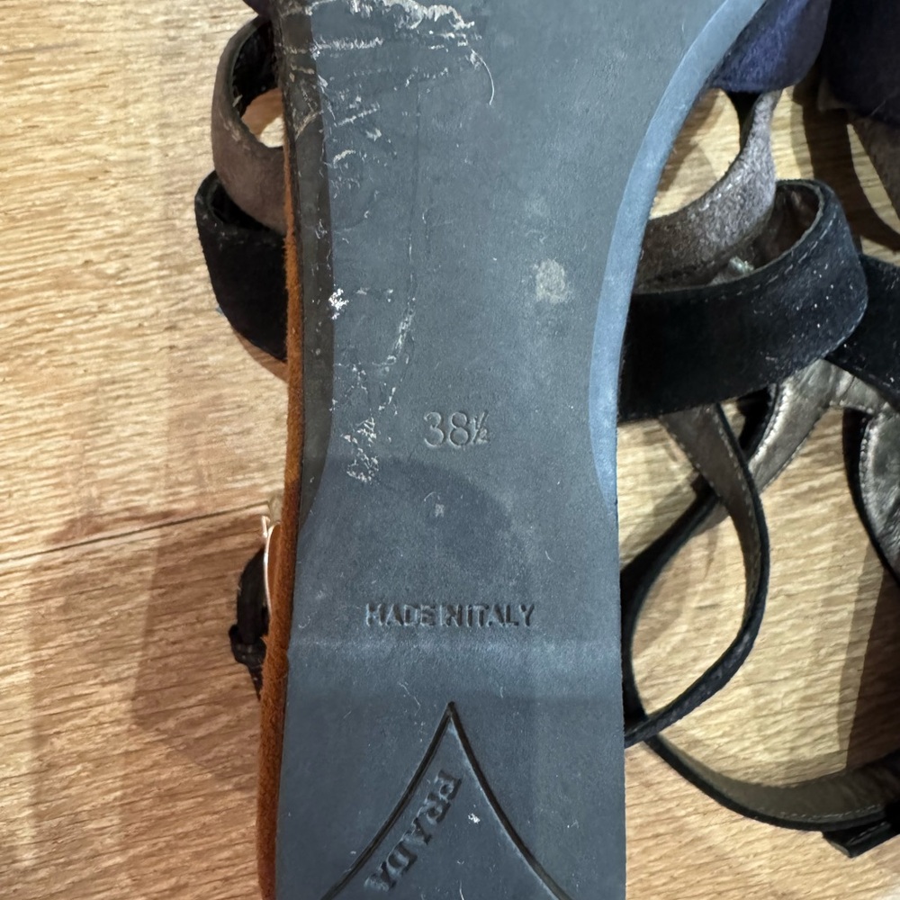 Prada Suede Slingback Sandals - Picture 5 of 6